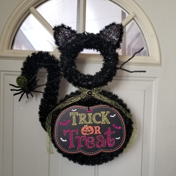Large black cat wreaths - Picture 2 of 2